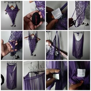 Plus Purple 2piece Lingerie Set!!! Size 3x